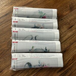 Five baby animal diamond paintings